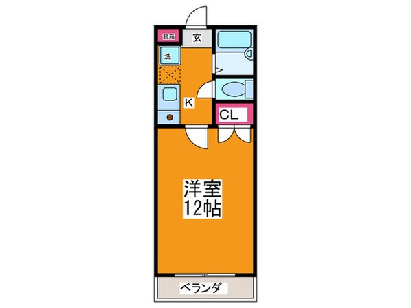 メゾンイシスの物件間取画像